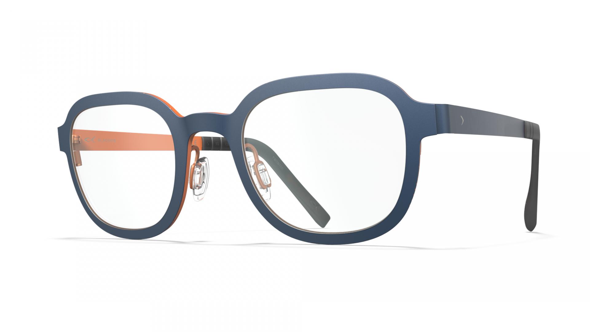 Eyeglasses Storm navy blue/sunset orange | Blackfin Brixham Round