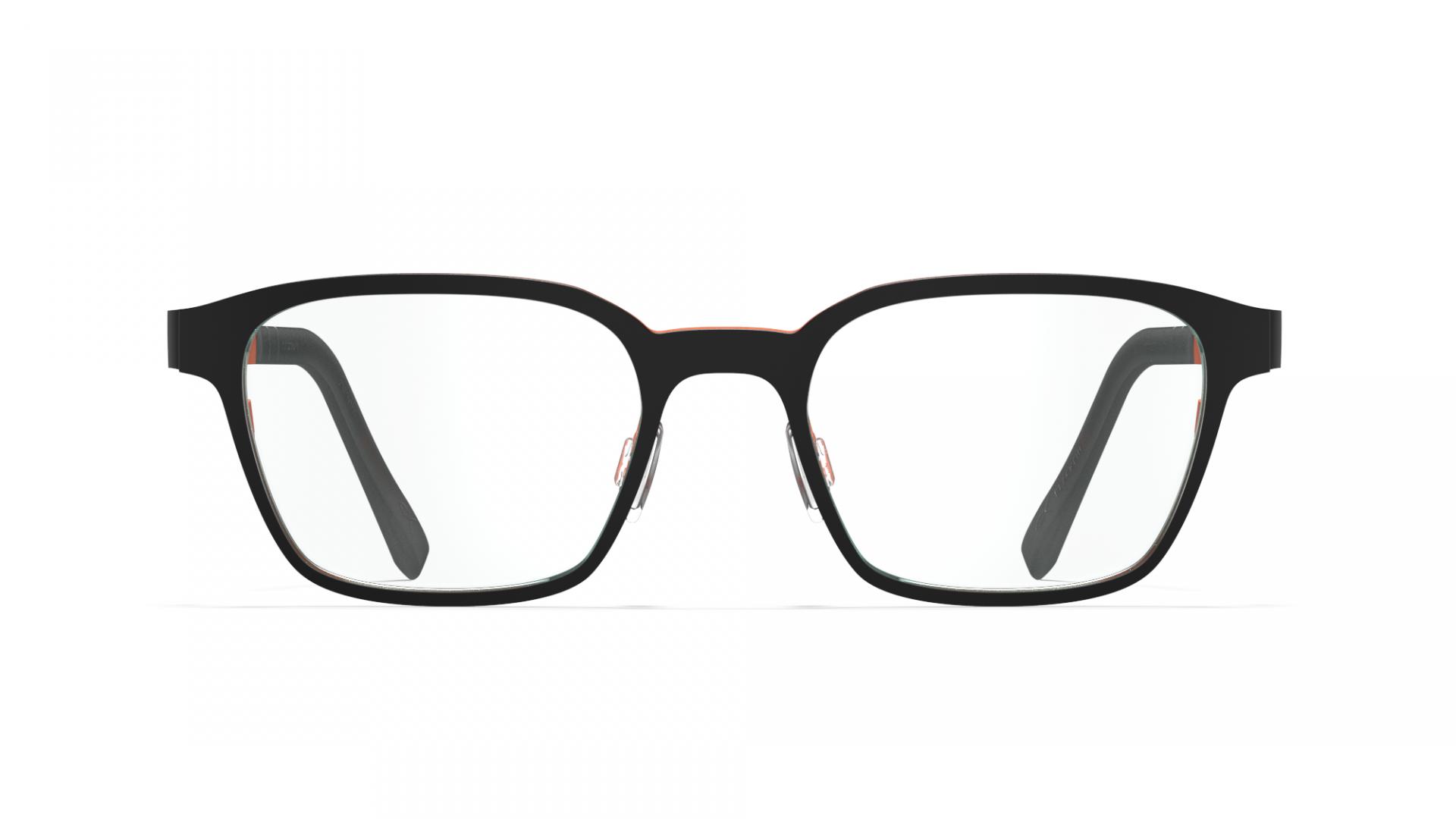 Designer Men Glasses Blackfin black/paprika orange | Blackfin 