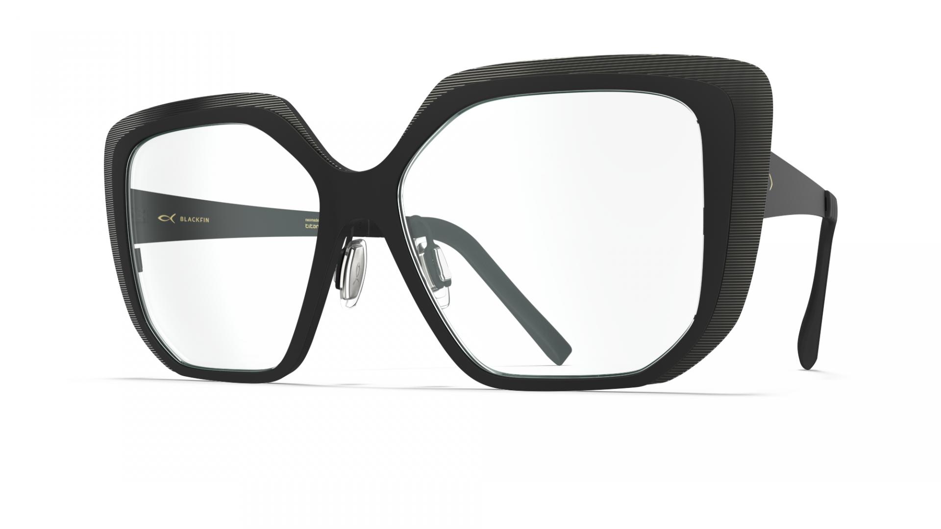 【Euma】Black inc FifryC FGX WP 1016 BK/CR 53-14-135 Black Crystal Plastic Full Rim
