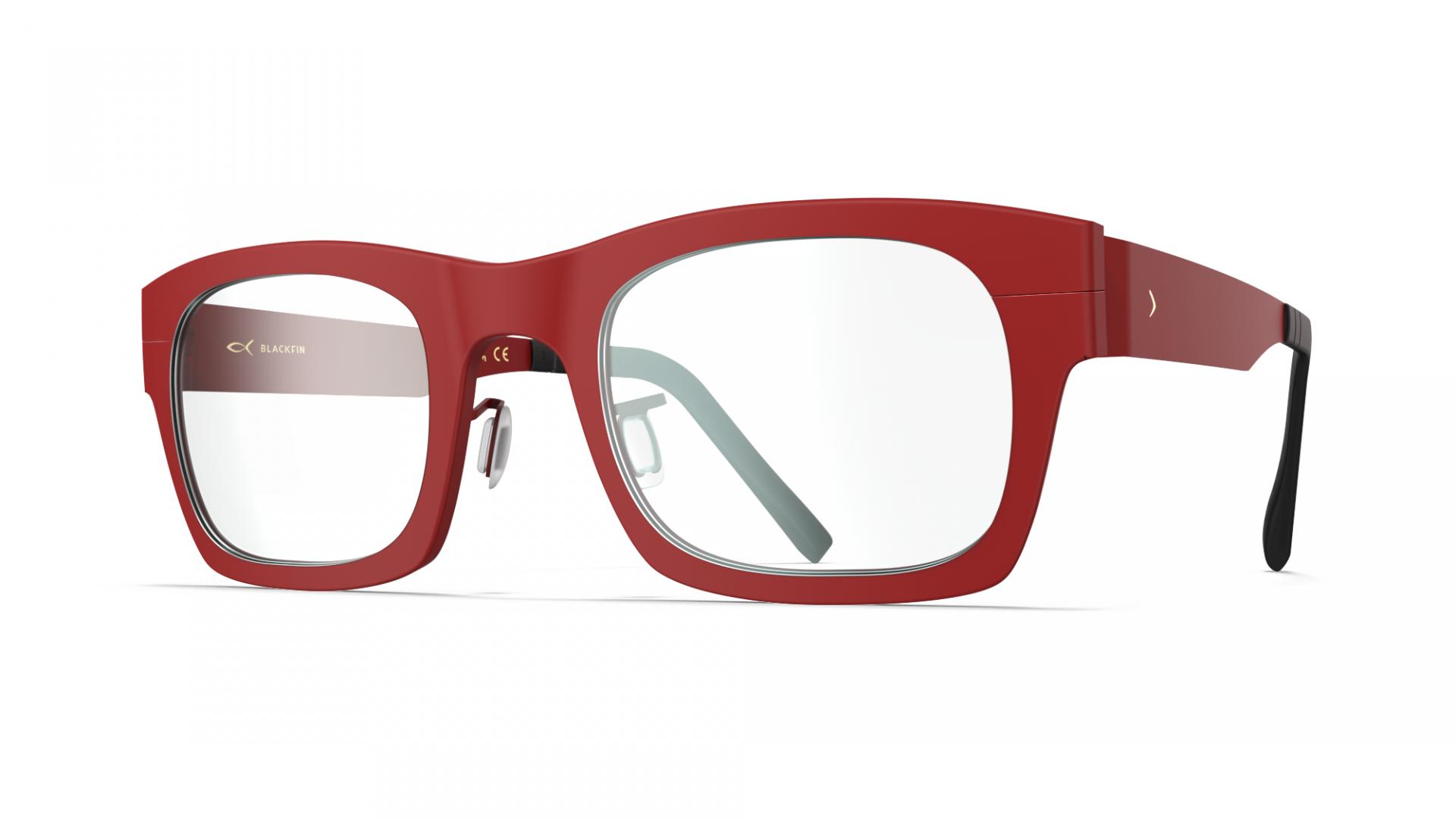 Designer Men Glasses Amaranth dark red | Blackfin Hampstead Squared Bold Designer Men Glasses Amaranth dark red | Blackfin Hampstead Squared Bold