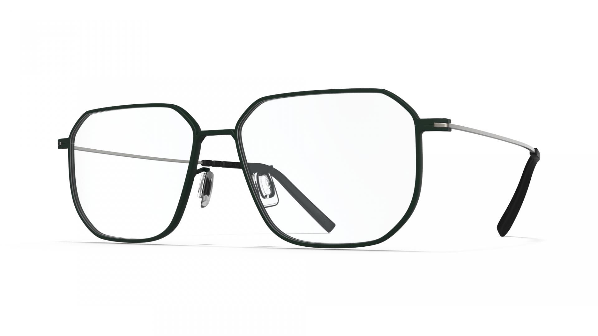 Designer Men Glasses Hunter green/brushed silver | Blackfin