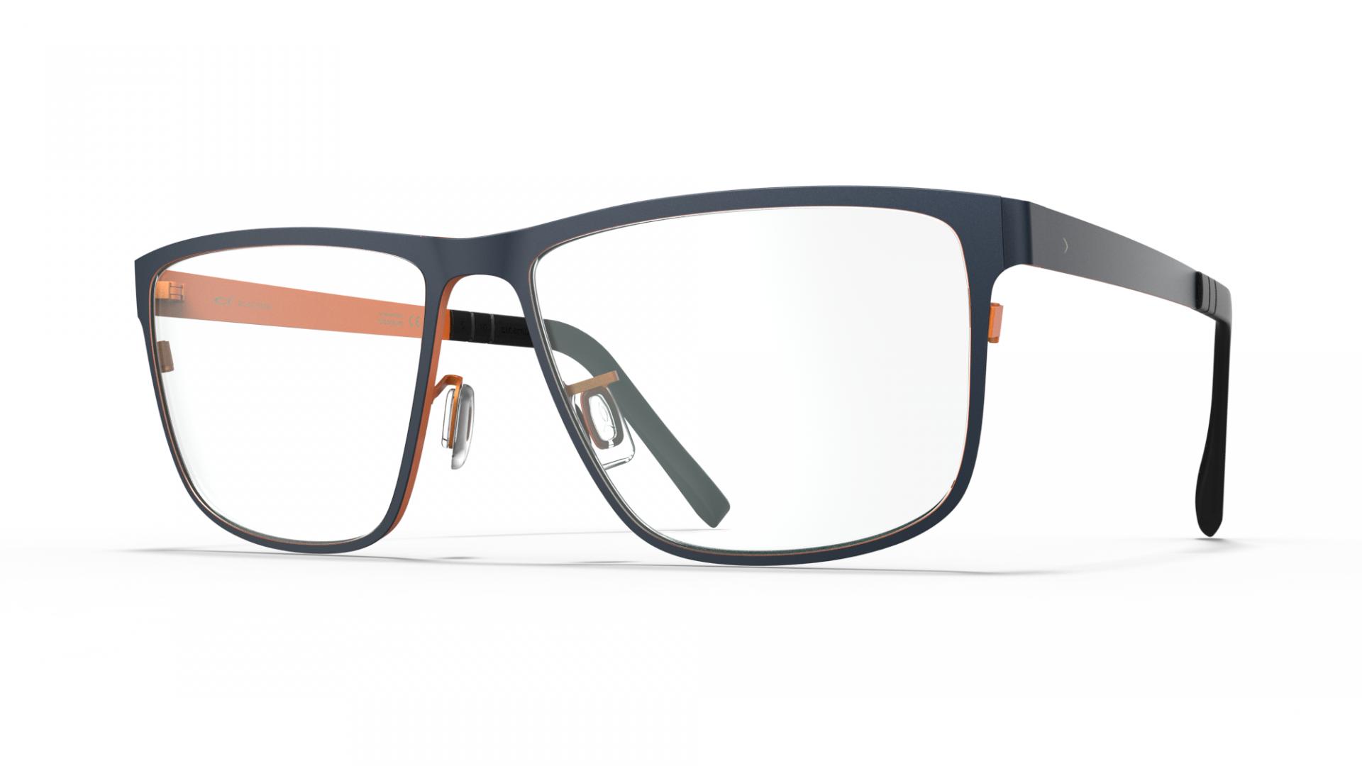 Designer Men Glasses Storm navy blue/sunset orange | Blackfin