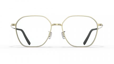 Designer Women Glasses Brushed light gold | Blackfin Solana