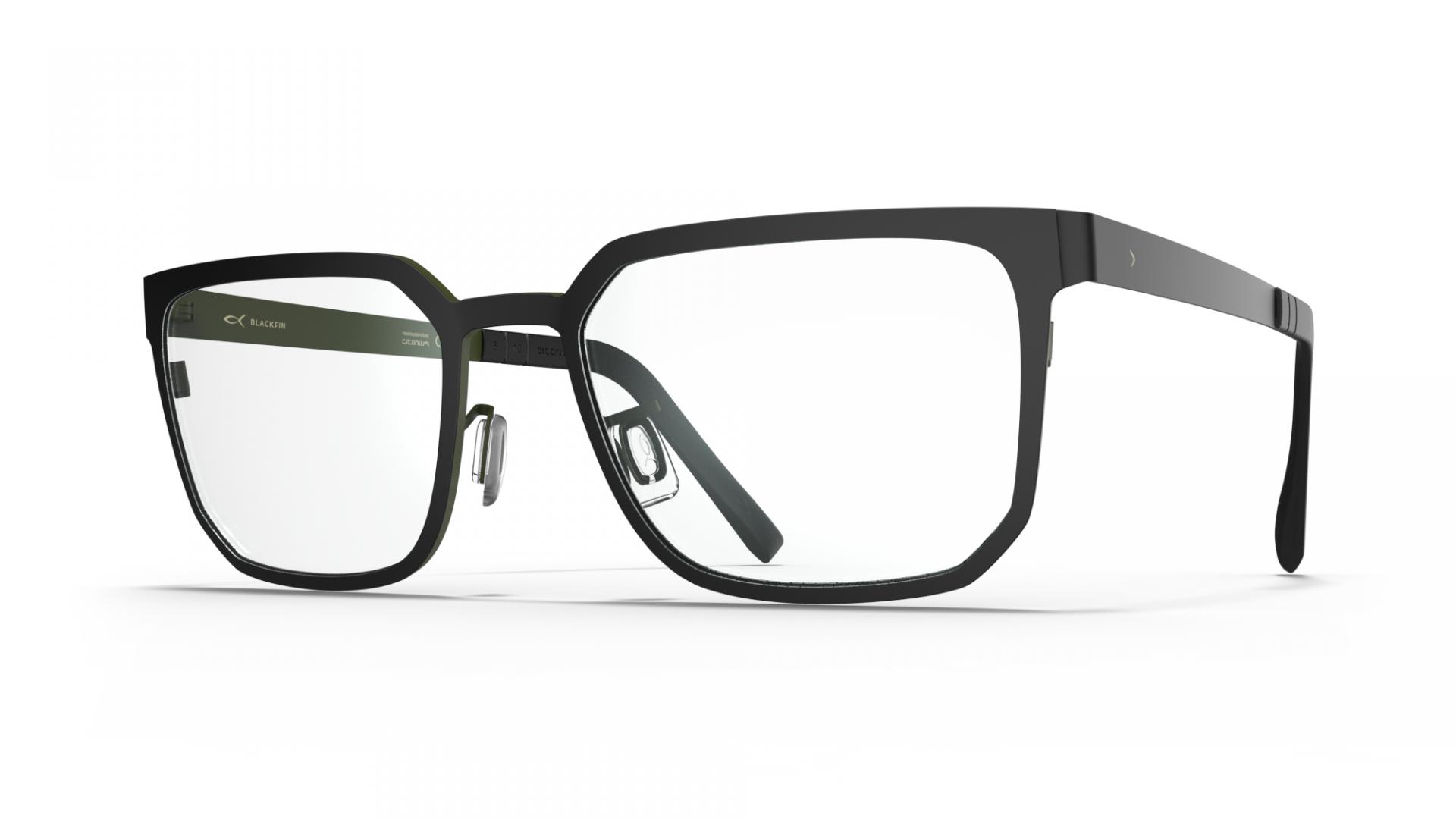 Designer Men Glasses Blackfin black/olive green | Blackfin Barrow