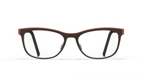 Designer Women Glasses Moka brown/cliff red | Blackfin