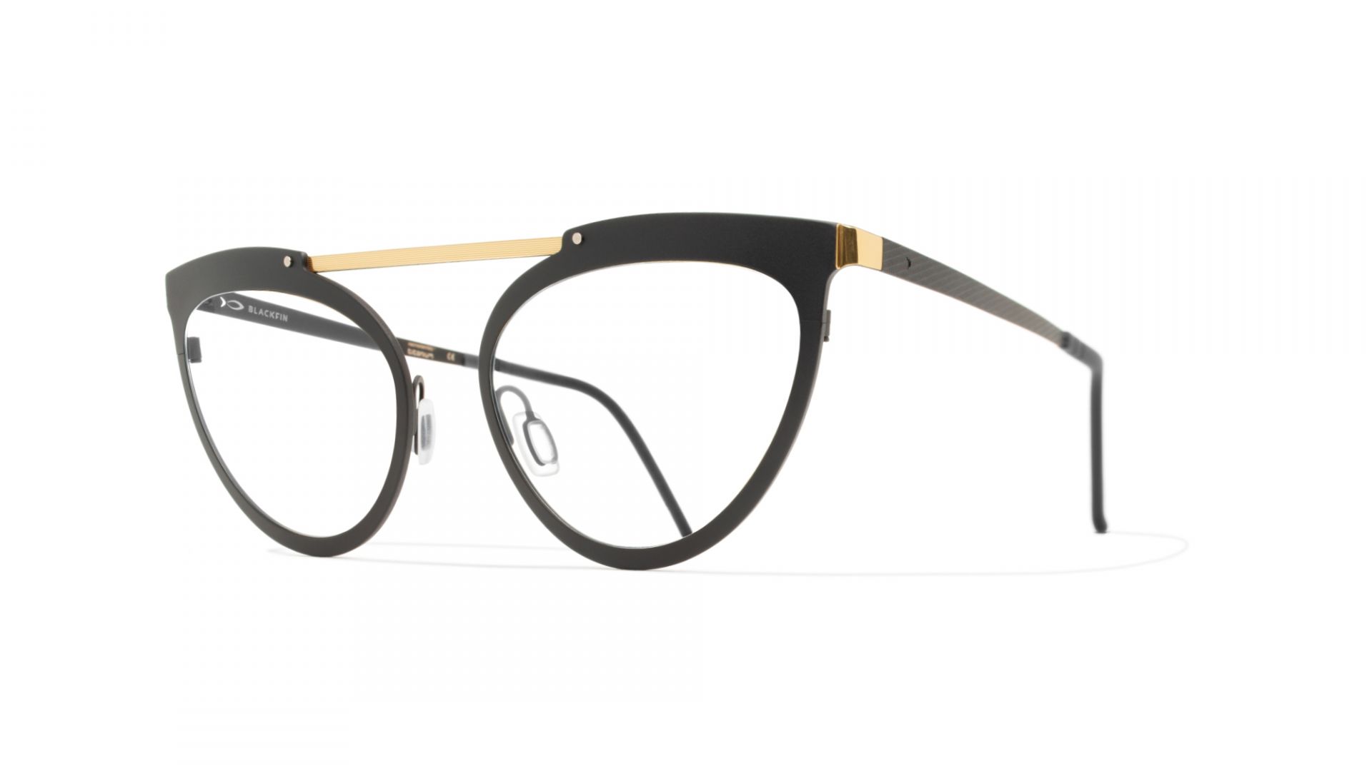 Designer Women Glasses Blackfin black/yellow gold | Blackfin