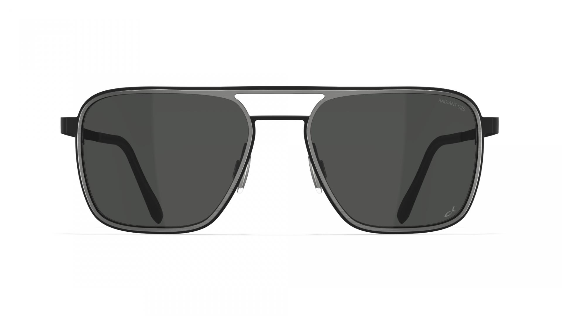 Occhiali da sole uomo Blackfin black/satin silver Blackfin