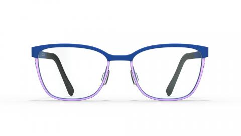 Designer Women Glasses Blue / lilac | Blackfin Ellis beach Squared