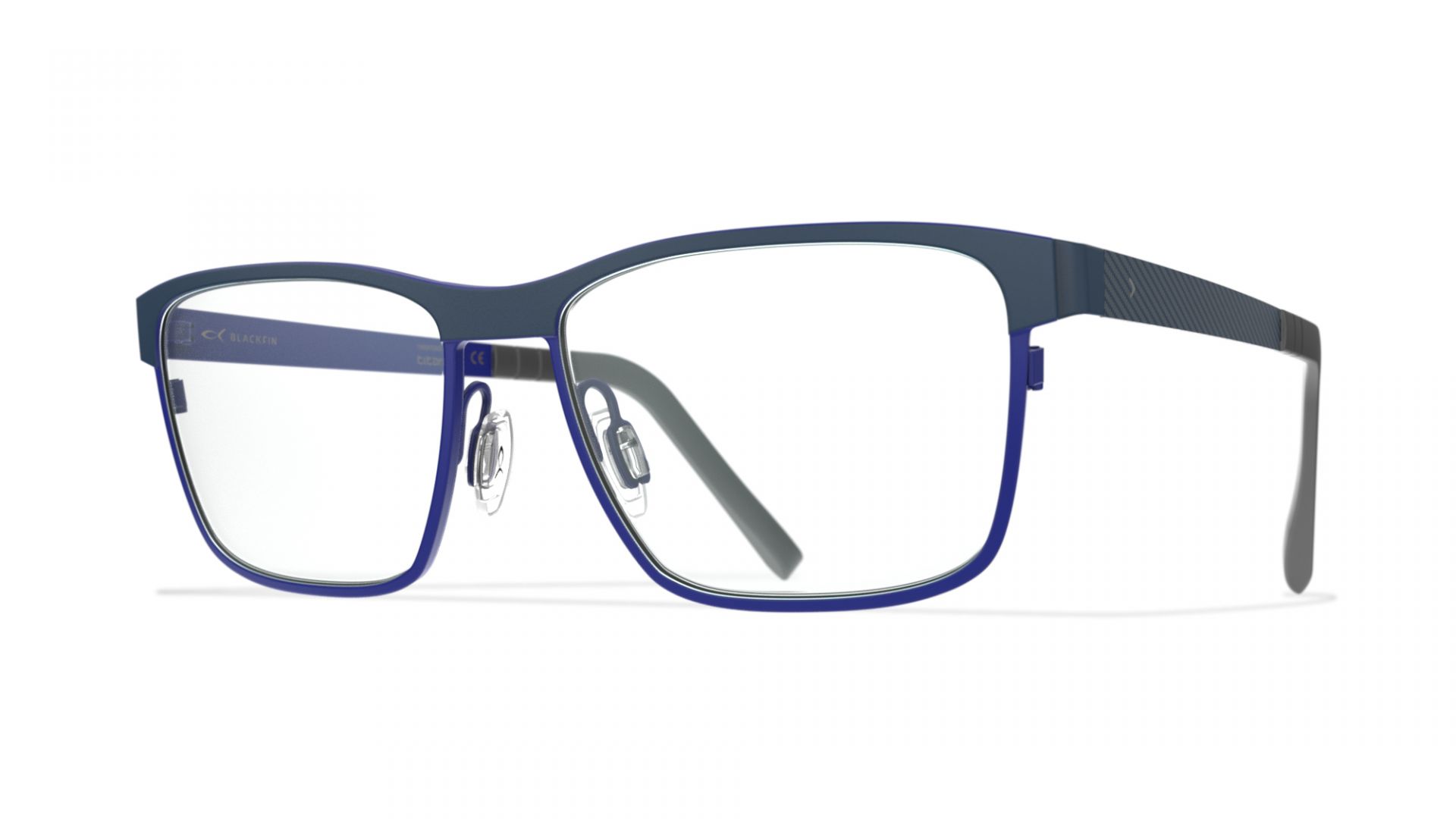 Designer Men Glasses Blue / blue | Blackfin Black river Squared