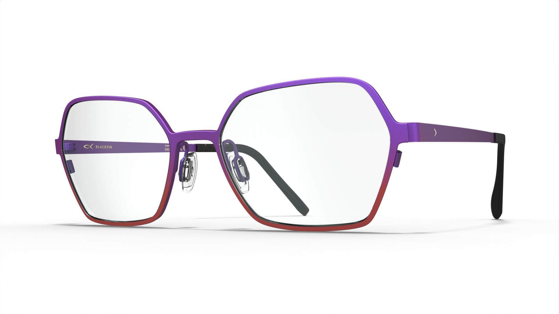 Designer Women Glasses Diva violet/mahogany red | Blackfin Dana