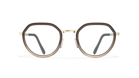 Eyeglasses Light gold/gradient brown | Blackfin Harpswell Pantos 
